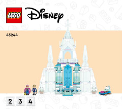 LEGO 43244 instructions page 1 – build guide