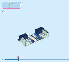 LEGO 43244 instructions page 10 – build guide