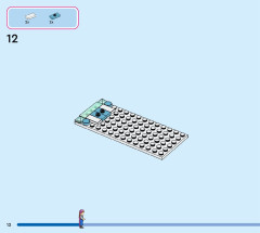 LEGO 43244 instructions page 12 – build guide