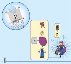 LEGO 43244 instructions page 2 – build guide