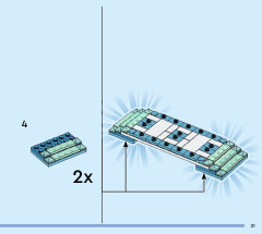 LEGO 43244 instructions page 21 – build guide