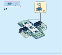LEGO 43244 instructions page 23 – build guide