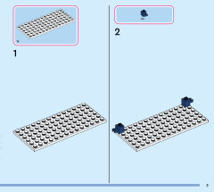 LEGO 43244 instructions page 3 – build guide
