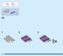 LEGO 43244 instructions page 38 – build guide