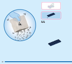 LEGO 43244 instructions page 42 – build guide