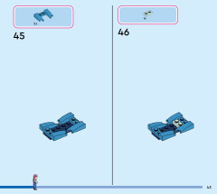 LEGO 43244 instructions page 43 – build guide