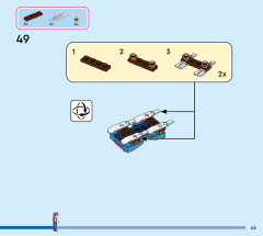 LEGO 43244 instructions page 45 – build guide
