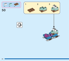 LEGO 43244 instructions page 46 – build guide