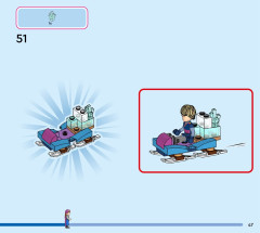 LEGO 43244 instructions page 47 – build guide