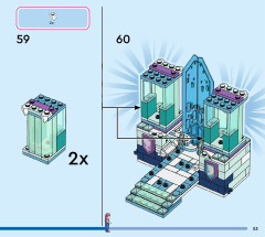 LEGO 43244 instructions page 53 – build guide