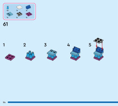 LEGO 43244 instructions page 54 – build guide