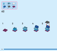 LEGO 43244 instructions page 56 – build guide
