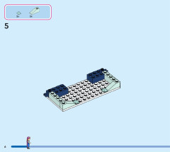 LEGO 43244 instructions page 6 – build guide