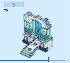 LEGO 43244 instructions page 65 – build guide