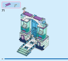 LEGO 43244 instructions page 66 – build guide
