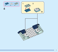 LEGO 43244 instructions page 7 – build guide