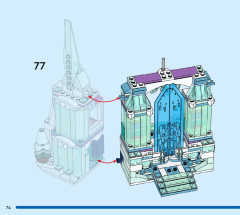 LEGO 43244 instructions page 74 – build guide