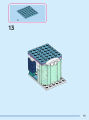 LEGO 43244 instructions page 15 – build guide
