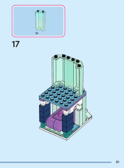 LEGO 43244 instructions page 21 – build guide