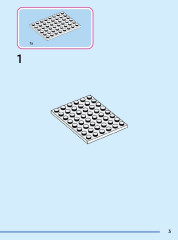 LEGO 43244 instructions page 3 – build guide