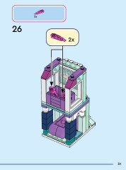 LEGO 43244 instructions page 31 – build guide