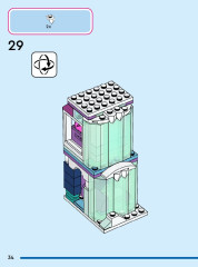 LEGO 43244 instructions page 34 – build guide