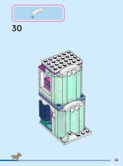 LEGO 43244 instructions page 35 – build guide