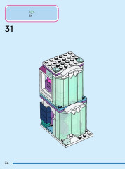 LEGO 43244 instructions page 36 – build guide