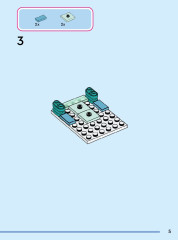 LEGO 43244 instructions page 5 – build guide