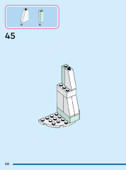 LEGO 43244 instructions page 50 – build guide