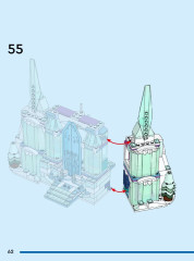 LEGO 43244 instructions page 62 – build guide