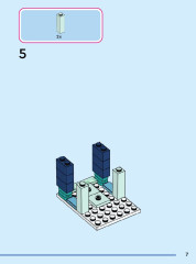 LEGO 43244 instructions page 7 – build guide