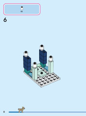 LEGO 43244 instructions page 8 – build guide