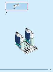 LEGO 43244 instructions page 9 – build guide
