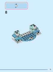 LEGO 43244 instructions page 11 – build guide