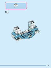 LEGO 43244 instructions page 13 – build guide