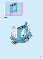 LEGO 43244 instructions page 15 – build guide