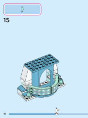 LEGO 43244 instructions page 18 – build guide