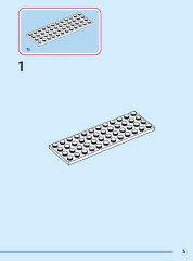 LEGO 43244 instructions page 3 – build guide
