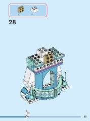 LEGO 43244 instructions page 33 – build guide