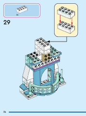 LEGO 43244 instructions page 34 – build guide