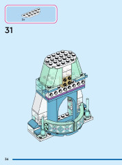 LEGO 43244 instructions page 36 – build guide