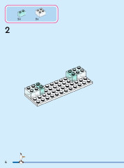LEGO 43244 instructions page 4 – build guide