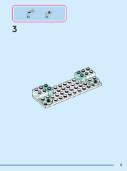 LEGO 43244 instructions page 5 – build guide