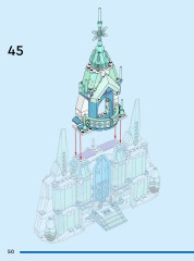 LEGO 43244 instructions page 50 – build guide