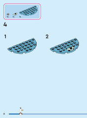LEGO 43244 instructions page 6 – build guide
