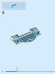 LEGO 43244 instructions page 8 – build guide