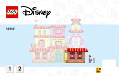 LEGO 43245 instructions page 1 – build guide