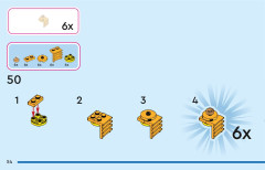 LEGO 43245 instructions page 54 – build guide