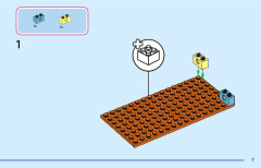 LEGO 43245 instructions page 7 – build guide